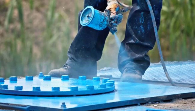 Protección de estructuras metálicas con pintura industrial