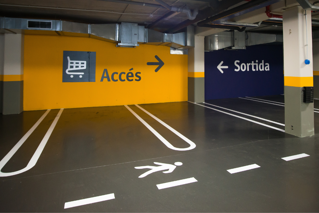 señalizacion en parking